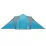 Tenda da Campeggio 6 Persone Blu 576x238x193 cm Taffetà 185T