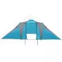 Tenda da Campeggio 6 Persone Blu 576x238x193 cm Taffetà 185T