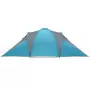 Tenda da Campeggio 6 Persone Blu 576x238x193 cm Taffetà 185T