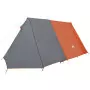 Tenda 3 Persone Grigia e Arancione 465x220x170 cm Taffetà 185T