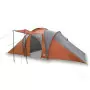 Tenda 6 Persone Grigia e Arancione 576x238x193 cm Taffetà 185T