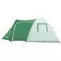 Tenda da Campeggio 6 Persone Verde 466x342x200 cm Taffetà 185T