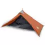 Tenda 1 Persona Grigia e Arancione 255x153x130 cm Taffetà 185T