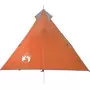 Tenda 1 Persona Grigia e Arancione 255x153x130 cm Taffetà 185T