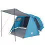 Tenda da Campeggio 4 Persone Blu 420x260x153 cm Taffetà 185T