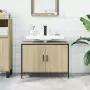 Mobile Lavabo Bagno Rovere Sonoma 80x30x60 cm Legno Multistrato