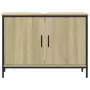 Mobile Lavabo Bagno Rovere Sonoma 80x30x60 cm Legno Multistrato