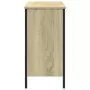 Mobile Lavabo Bagno Rovere Sonoma 80x30x60 cm Legno Multistrato