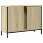 Mobile Lavabo Bagno Rovere Sonoma 80x30x60 cm Legno Multistrato