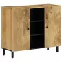 Credenza 90x33x75 cm in Legno Massello di Mango