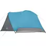 Tenda da Campeggio 6 Persone Blu 412x370x190 cm Taffetà 190T