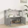 Credenza Grigio Cemento 80x30x60 cm in Legno Multistrato