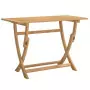 Tavolo da Giardino Pieghevole 110x55x75cm Legno Massello Acacia