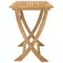 Tavolo da Giardino Pieghevole 110x55x75cm Legno Massello Acacia