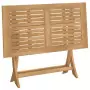 Tavolo da Giardino Pieghevole 110x55x75cm Legno Massello Acacia