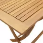 Tavolo da Giardino Pieghevole 110x55x75cm Legno Massello Acacia