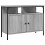 Mobile Lavabo Bagno Grigio Sonoma 60x30x60 cm Legno Multistrato