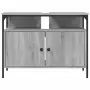 Mobile Lavabo Bagno Grigio Sonoma 60x30x60 cm Legno Multistrato