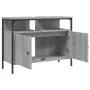 Mobile Lavabo Bagno Grigio Sonoma 60x30x60 cm Legno Multistrato