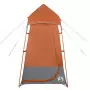 Tenda Privacy Grigia e Arancione 121x121x225 cm Taffetà 190T