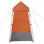 Tenda Privacy Grigia e Arancione 121x121x225 cm Taffetà 190T