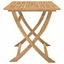 Tavolo da Giardino Pieghevole 120x70x75cm Legno Massello Acacia