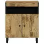 Credenza 60x33x75 cm in Legno Massello di Mango