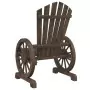 Sedie da Giardino Adirondack 2 pz in Legno Massello di Abete