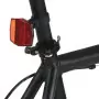 Bicicletta a Scatto Fisso Nera e Arancione 700c 55 cm