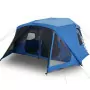 Tenda da Campeggio 10 Persone Blu 443x437x229 cm