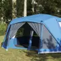 Tenda da Campeggio 10 Persone Blu 443x437x229 cm