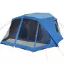 Tenda da Campeggio 10 Persone Blu 443x437x229 cm