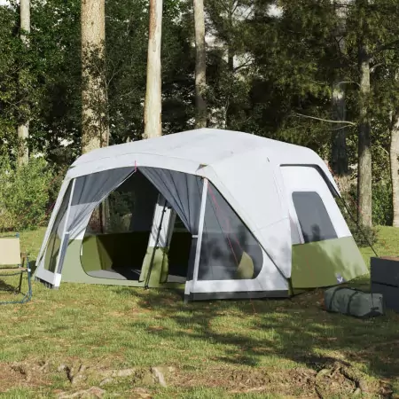 Tenda da Campeggio con LED Verde 443x437x229 cm