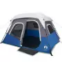 Tenda da Campeggio con LED Blu 344x282x212 cm