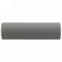 Cuscini Decorativi 2 pz Grigio Scuro Ø15x50 cm in Tessuto