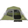 Tenda da Campeggio 6 Persone Verde 344x282x192 cm