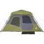 Tenda da Campeggio 6 Persone Verde 344x282x192 cm