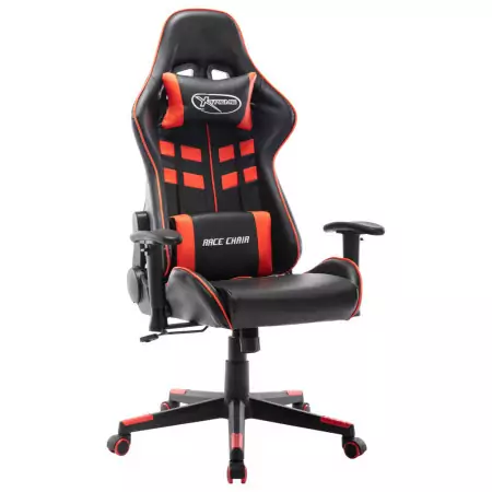 Sedia da Gaming Rossa e Nera in Similpelle