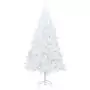 Albero di Natale Artificiale con Rami Folti Bianco 120 cm PVC