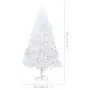 Albero di Natale Artificiale con Rami Folti Bianco 120 cm PVC