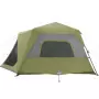 Tenda da Campeggio 10 Persone Verde 443x437x229 cm