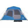 Tenda da Campeggio 6 Persone Blu 344x282x192 cm