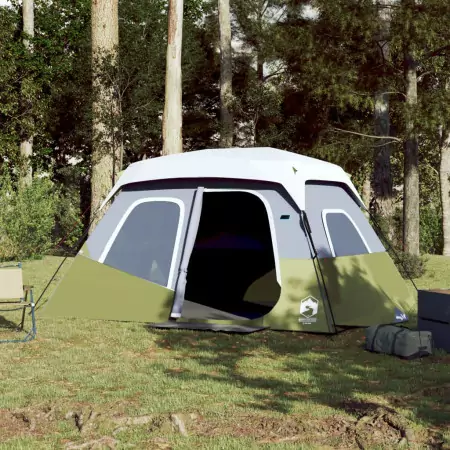 Tenda da Campeggio con LED Verde 344x282x212 cm