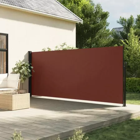 Tenda da Sole Laterale Retrattile Marrone 160x300 cm