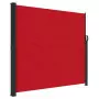 Tenda da Sole Laterale Retrattile Rossa 180x500 cm