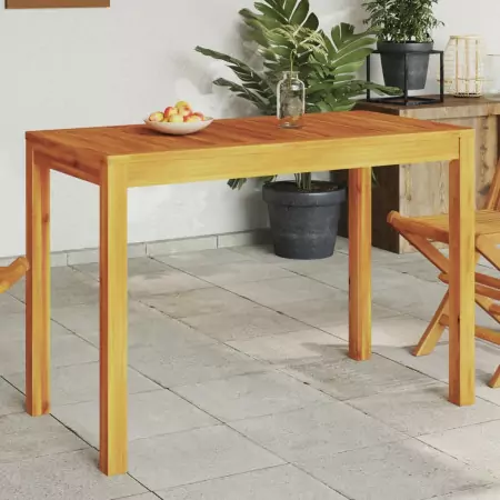 Tavolo da Pranzo da Giardino 110x55x75 cm Legno Massello Acacia