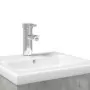 Mobile da Bagno con Lavabo Integrato Grigio Cemento