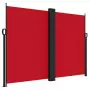 Tenda da Sole Laterale Retrattile Rossa 180x600 cm