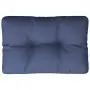 Cuscino per Pallet Blu Marino 50x40x12 cm in Tessuto