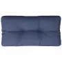 Cuscino per Pallet Blu Marino 80x40x12 cm in Tessuto